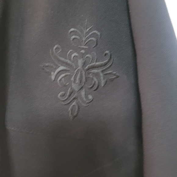 Classic Black Women's Blazer with Gold Buttons - Picture 3 of 8